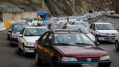 ترافیک سنگین خودرویی در محورهای هراز و کندوان