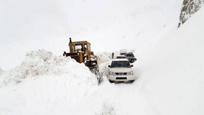 (ویدئو) کولاک و برف بهاری در گردنه چری