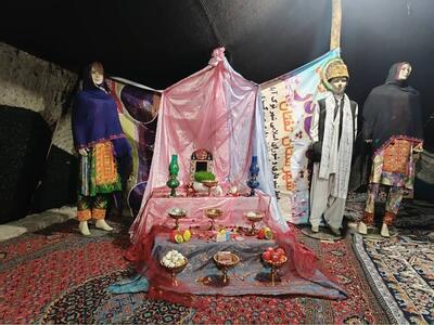 استقبال از گردشگران نوروزی تفتان در سیاه چادر عشایری