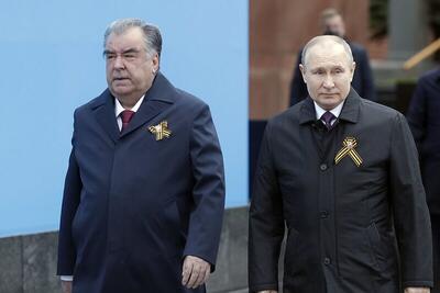 ابراز همدردی رئیس جمهور تاجیکستان با ولادیمیر پوتین