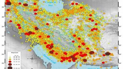 ۶۶۱۰ زمینلرزه، ایران را لرزاند/تهران، ۸۳ خرد لرزه را تجربه کرد