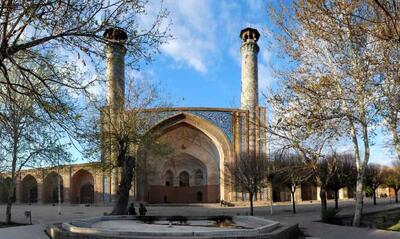 معماری باستانی و اصیل مسجد جامع قزوین - چیدانه