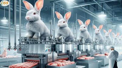 (ویدئو) ایتالیایی چگونه پس از پرورش و پردازش هزاران خرگوش، با آن آشپزی می کنند؟