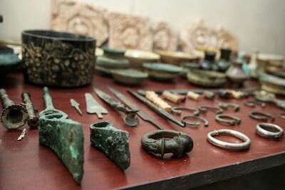 (عکس) کشف اشیای عتیقه هزاره نخست قبل از میلاد در گیلان