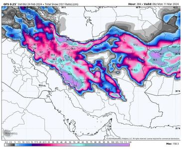 پیش بینی هواشناسی مهم برای کل کشور/ بارش برف و باران در تمام ایران در عید 1403 + نقشه