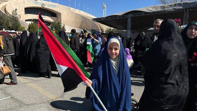 حمایت مهمانان ضیافت امام حسنی‌ها از مردم فلسطین