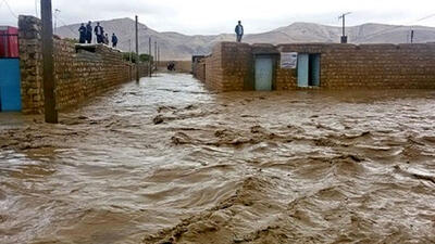 فیلم هولناک از جاری شدن سیلاب در مناطق شمالی سمنان + جزییات