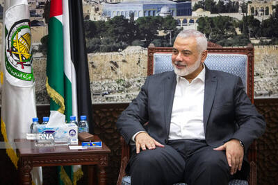 دیدار اسماعیل هنیه با دبیر شورای عالی امنیت ملی کشورمان