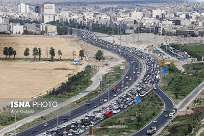 ترافیک نیمه‌سنگین در جاده‌های البرز