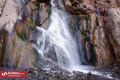 (تصاویر) آبشار راین در کرمان