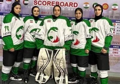 دختران ایران قهرمان هاکی روی یخ آسیا شدند