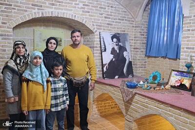 بازدید گردشگران نوروزی از بیت حضرت امام در قم + عکس
