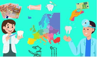 دندان‌پزشکان در کدام کشورهای اروپایی درآمد بیشتری دارند؟