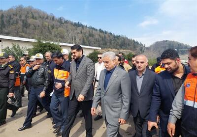 بازدید وزیر راه و رئیس پلیس راهور از آزادراه قزوین - رشت - تسنیم