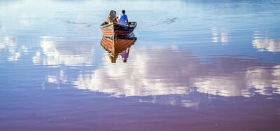 تصاویر| دریاچه مهارلو، آینه طبیعی