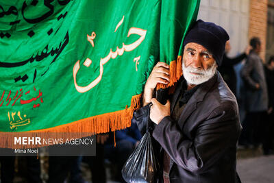 تصاویر: مراسم عزاداری شهادت حضرت علی (ع) در بازار تبریز