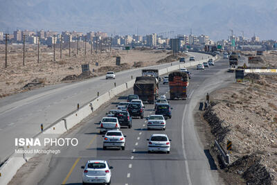 ترافیک در محورهای مواصلاتی استان قزوین نیمه‌سنگین است