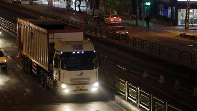 محدودیت‌ تردد کامیون در تهران تا ساعت 4 صبح است + فیلم