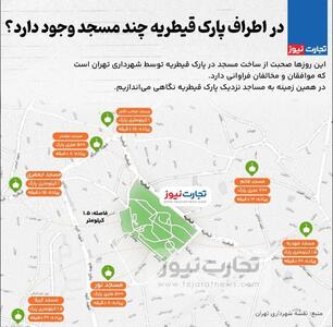 اینفوگرافی/در اطراف پارک قیطریه چند مسجد وجود دارد؟ | اقتصاد24