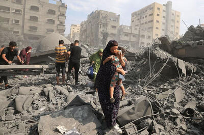 بلای غزه مصیبت بشریت و جامعه جهانی است‌