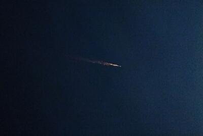 گوی آتشین در آسمان کالیفرنیا، زباله فضایی چین بود!