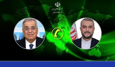 وزیر خارجه لبنان: با ایران در خصوص لزوم توقف جنگ غزه هم عقیده هستیم