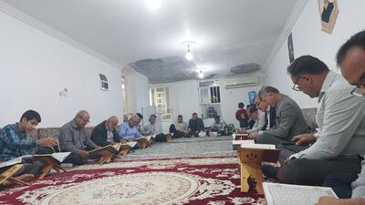 مجلس خانگی قرآن دعای جوشن کبیر در آب‌پخش