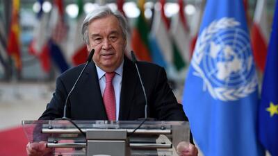 دبیرکل سازمان ملل : درخواست آتش‌ بس فوری در غزه را تکرار می‌کنم