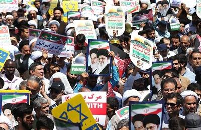 آغاز راهپیمایی روز جهانی قدس در شهر‌های ایران/ خروج امت حزب الله علیه صهیونیسم بین الملل