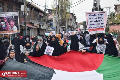 راهپیمایی روز جهانی قدس در کشمیر ھند