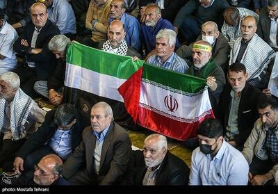 تصاویر نماز جمعه تهران در روز قدس ۱۴۰۳