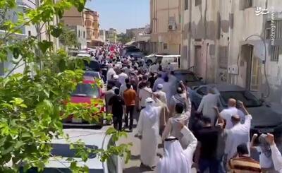 فیلم/ راهپیمایی روز قدس در منطقه الدراز در بحرین