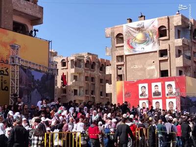 عکس/ آغاز مراسم روز جهانی قدس در دمشق پایتخت سوریه