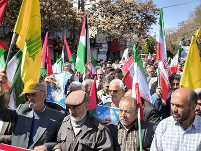 راهپیمایی روز قدس در زنجان