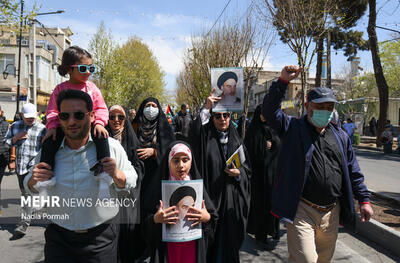 راهپیمایی روز قدس در شهر گرمدره