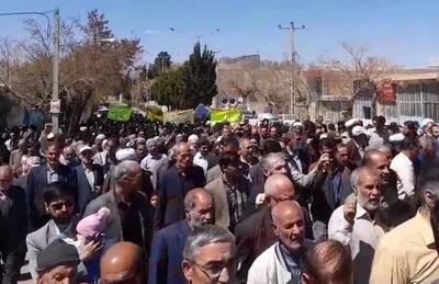 راهپیمایی روز قدس با حضور اقشار متخلف مردم شهر کاخک برگزار شد