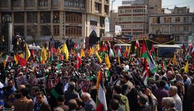 آغاز راهپیمایی روز قدس در سراسر کشور؛ ایران در دفاع از مردم مظوم غزه به پا خواست