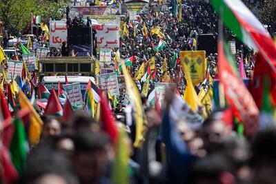راهپیمایی باشکوه روز قدس در ایران - روزنامه رسالت