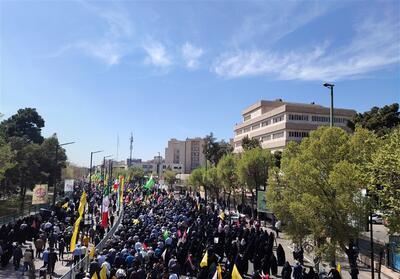 راهپیمایی پرشور مردم استان تهران در روز قدس - تسنیم