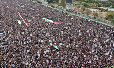 فیلم| راهپیمایی میلیونی روز جهانی قدس در پایتخت یمن