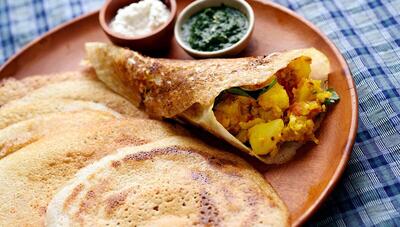 سریعترین ماسالا دوسا؛ محبوب ترین غذای محلی در جنوب هند (فیلم)