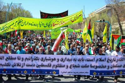 حضور گسترده آزادگان در روز قدس از برکات جمهوری اسلامی است