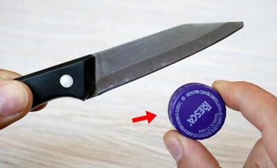 ۶ روش خلاقانه برای تیز کردن چاقو مانند تیغ در ۳ دقیقه (فیلم)