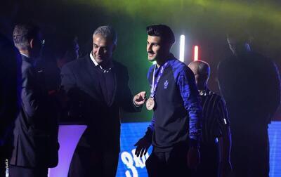 حضور مدیرکل ورزش کرمان در آیین اختتامیه لیگ برتر والیبال ایران