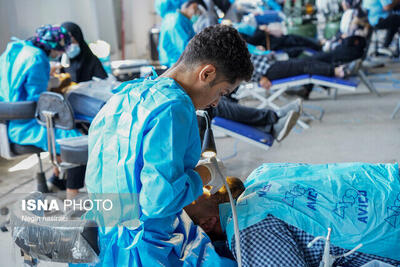 خدمات‌رسانی یک گروه جهادی دندانپزشکی در رودان