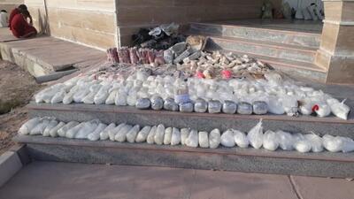 کشف بیش از دو تن مواد افیونی در سیستان و بلوچستان