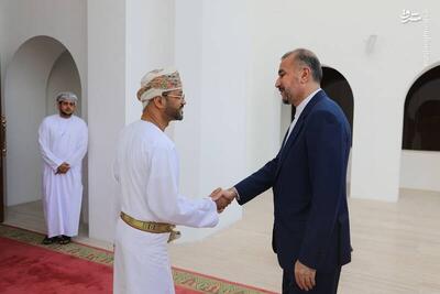 عکس/ دیدار امیرعبداللهیان با وزیر خارجه عمان