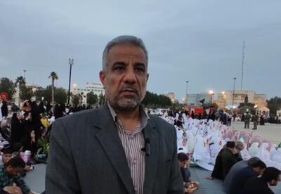 اجرای برنامه‌های رمضانی در ساحل بوشهر