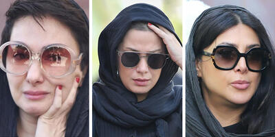 استایل بازیگران مشهور ایرانی در مراسم ختم رضا داوودنژاد - چی بپوشم