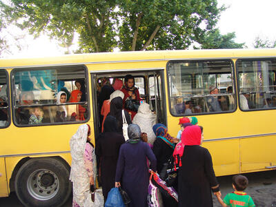 سرویس‌دهی به نمازگزاران عید فطر در همدان با ۱۱۰ دستگاه اتوبوس